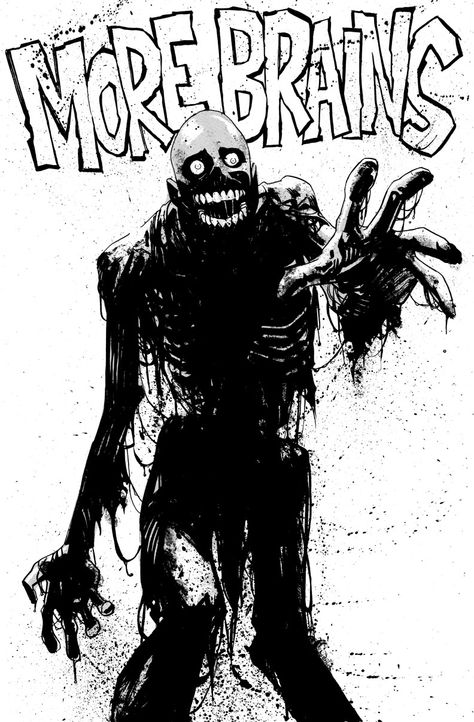 Zombie Hello Zombie, Arte Zombie, Lovely Images, Zombie Art, Bd Comics, Sketch Style, Living Dead, Horror Comics, Arte Horror