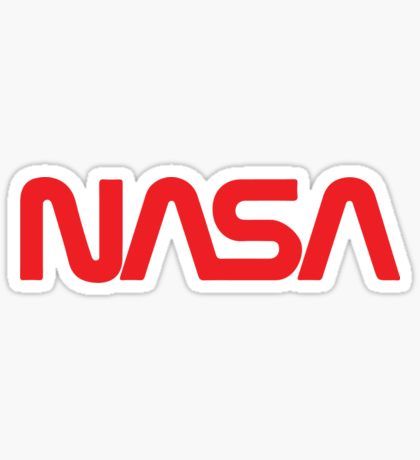 NASA Sticker Stiker Laptop, Nasa Vintage, Nasa Wallpaper, Three Logo, Red Worms, Astronaut Helmet, Wine Logo, Science Stickers, Nasa Logo