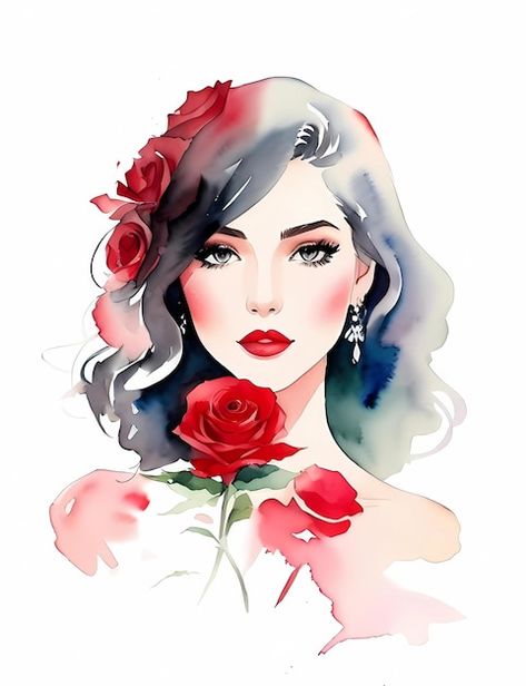 Fashion Illustration Face, Face Illustration, Beauty Art Drawings, Digital Portrait Art, Silhouette Portrait, 인물 드로잉, Woman Illustration, Summer Glow, Woman Drawing