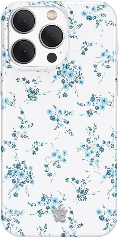 Amazon.com: Velvet Caviar for iPhone 15 PRO MAX Case French Blue Floral - Compatible with MagSafe [10ft Drop Tested] : Cell Phones & Accessories Phone Case Amazon, Velvet Caviar Phone Case, Velvet Caviar, French Floral, French Blue, Phones Accessories, Iphone 15 Pro, Blue Floral, Cell Phones