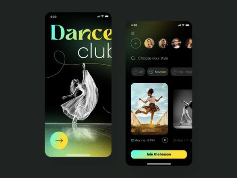 Dance App, Studio App, Dance Games, Dance Club, Design Challenge, Street Dance, Interaction Design, Dance Studio, Design Challenges