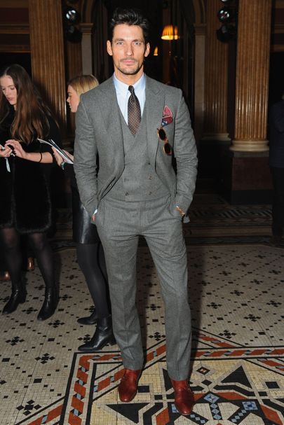 Want to get some of David Gandy's style? See all of his best looks, strongest outfits and most superb suits here David Gandy Suit, David Gandy Style, Strong Outfit, Famous Male Models, Supermodel Style, Suit Combinations, London Fashion Week Mens, David James Gandy, Stylish Man