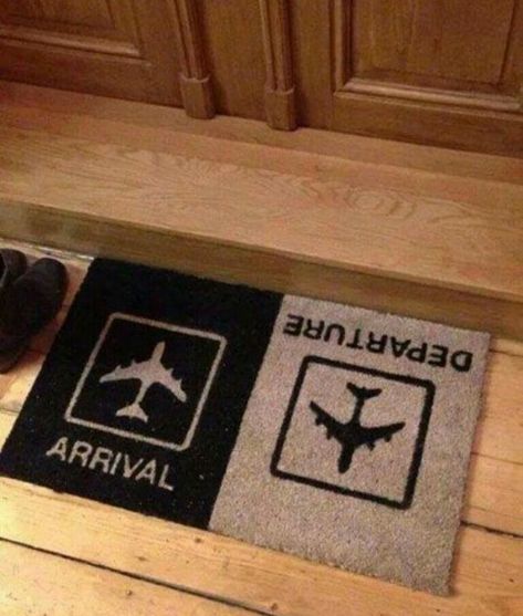 Doormat Desayunos Ideas, Pilot Humor, Personal Concierge, Aviation Furniture, Travel Room, Pilot Wife, Aviation Theme, Aviation Humor, Aviation Decor