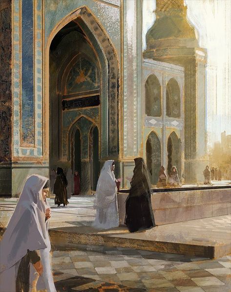 Middle Eastern Art, Mosque Art, Arabian Art, Amazing Artists, Psy Art, Islamic Culture, Art Landscapes, Islamic Artwork, Eastern Art