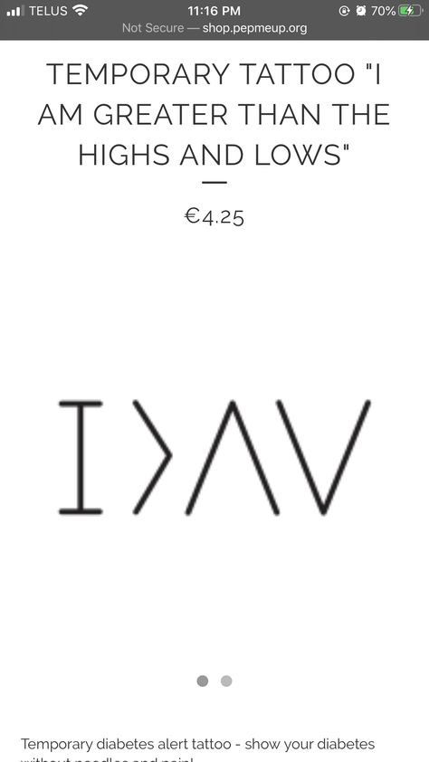 I Am Greater Than My Highs And Lows, Western Tattoos, Tattoo Shows, Greater Than, Temporary Tattoo, High & Low, Tattoo Ideas, Tattoos, Quick Saves