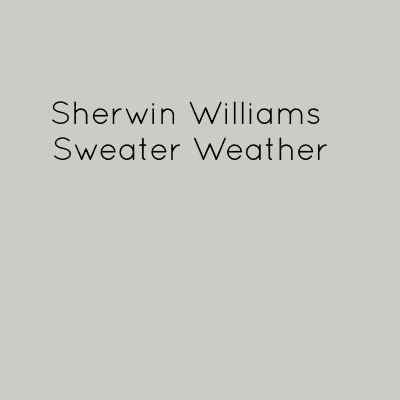 Sherwin Williams Sweater Weather - Interiors By Color Sw Sweater Weather, Sweater Weather Paint Color, Sherwin Williams Sweater Weather, Sweater Weather Sherwin Williams, Sherman Williams, Hawthorne House, Weathered Paint, Trending Paint Colors, Neutral Paint Color