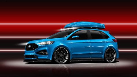 Ford Dresses Up its SUVs for SEMA #news #cars #carnews Sovonight Ford, Ford Edge Sport, Ford Mustang Car, Pimped Out Cars, Car Cleaning Hacks, Henry Ford, Ford Edge, Car Interior Decor, Mustang Cars