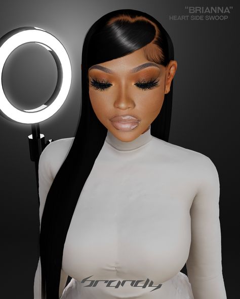 Heart Side Swoop, Afro Hair Sims 4 Cc, Sims 4 Afro Hair, Side Swoop, Sims 4 Black Hair, Mod Hair, The Sims 4 Skin, The Sims 4 Pc, Free Sims 4