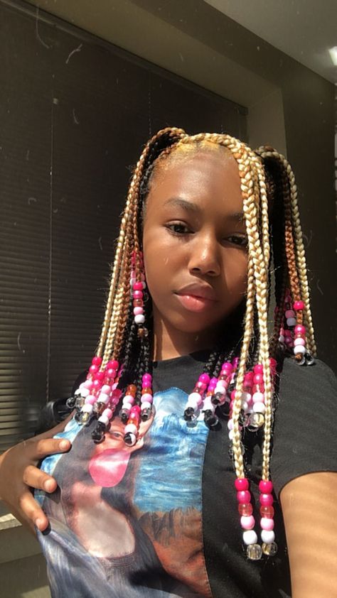 10 Hairstyles for Every Hair Type: Find Your Match Hair Ideas For Black Women, Blonde Braids, Box Braids Hairstyles For Black Women, Cute Braided Hairstyles, Braids Hairstyles Pictures, Cute Box Braids Hairstyles, Braids With Beads, Pretty Braided Hairstyles, Girls Hairstyles Braids