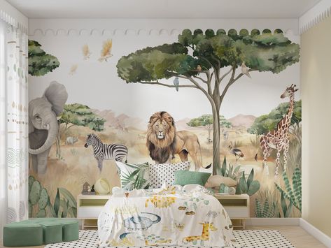 Safari nursery prints