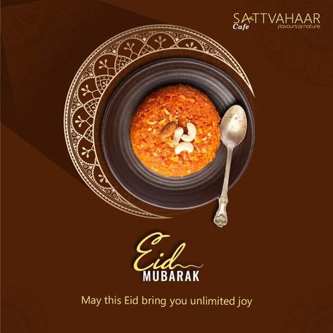 A heart filled with love is so true. Home full of smiles and laughter. And a happy life ever after. These are our warm wishes for you. Eid-ul-Fitr Mubarak. #Sattvahaar #EidMubarak #Eid #food #Restaurants Eid Ul Fitr Poster Design, Food Eid Creative Ads, Eid Mubarak Food Creative Ads, Eid Ul Fitr Creative Ads, Eid Ul Adha Creative Ads, Eid Al Adha Creative Ads, Eid Creative Ads, Eid Mubarak Food, Eid Mubarak 2022