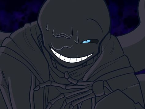 Nightmare Pfp Sans, Nightmare Sans Underverse, Nightmare Sans Pfp, Nightmare Sans Fanart, Passive Nightmare Sans, Passive Nightmare, Silly Skeleton, Sans Fanart, Undertale Sans Aus