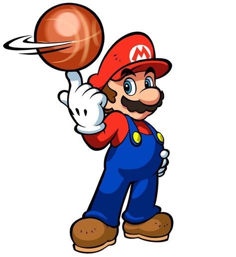 Mario - Mario Hoops 3 on 3 Mario Clipart, Super Mario Svg, Super Mario Brothers Party, Mario Svg, Mario Fan Art, Donkey Kong Country, Super Mario Art, Nintendo Art, Mario Art