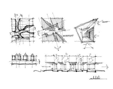 Architect Sketchbook, Double Negative, Conceptual Sketches, Architecture Drawing Sketchbooks, Concept Models Architecture, Conceptual Architecture, Desain Lanskap, Architecture Sketchbook, Architecture Concept Diagram