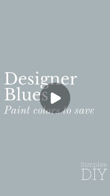 Loralee AhMu on Instagram: "Designer blue paint colors for your home. I would love to know which color you would choose: 1️⃣ Silvermist by Sherwin Williams 2️⃣ Debonair by Sherwin Williams 3️⃣ Stardew by Sherwin Williams 4️⃣ Grays Harbor by Sherwin Williams ♥️ Save this post for later and then follow Simplee DIY for more paint color inspo. #sherwinwilliams #swcolorlove #powerofpaint #wallpaint #bluepaint #paintcolorconsultant #paintcolors #paintcolorideas" Debonair Sherwin Williams, Sherwin Williams Stardew, Grays Harbor, Colour Consultant, Blue Paint Colors, November 11, Color Inspo, Blue Paint, Sherwin Williams