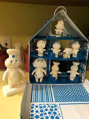 PILLSBURY DOUGHBOY AND FRIENDS- stamped 1971, 1972, 1974. PILLSBURY PLAYTHINGS HOUSE 1974. Old Toys 1960s 1970s Childhood Memories, 70s Toys Childhood Memories, Vintage Toys 1970s 1960s, Old Toys 1960s, Retro Kids Toys, 70s Dolls, 70s Memories, Vintage Toys 1970s, Kids Baking Set