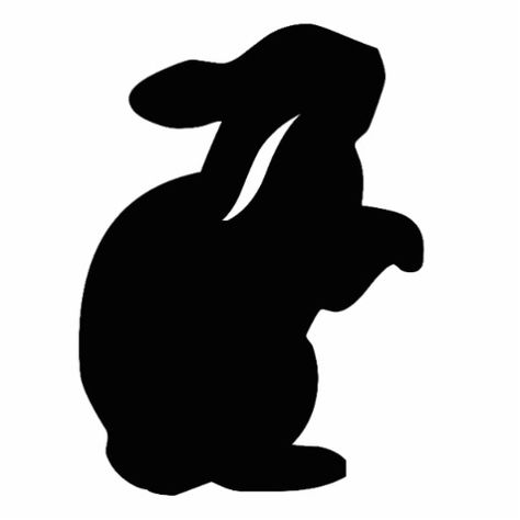 Urs Polar, Rabbit Silhouette, Bunny Silhouette, Silhouette Clip Art, Animal Silhouette, Silhouette Free, Hoppy Easter, Easter Rabbit, Silhouette Art