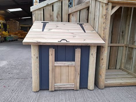 Coal Bunkers | The Shed Store Shed Store, Coal Storage, Coal Bunker, Outdoor Storage Units, Summer Houses, Bin Store, Treated Timber, Storage Sheds, Garden Makeover