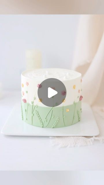 Wedding Cake Videos, Video Cake, Cake Design Tutorial, 40th Cake, Art Cake, 60th Birthday Cakes, Recipe Cake, Instagram Cake, Design Cake