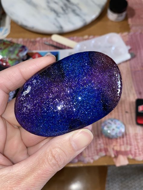 Galaxy Rocks, Walkways Paths, Painted Rocks, Paintings, Fruit, Quick Saves