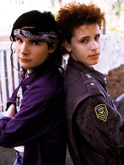 Corey Feldman and Corey Haim  The actors and BFFs -- known as The Two Coreys -- appeared in a number of '80s films together, including The Lost Boys, License to Drive and Dream a Little Dream. The two reunited in 2007 for an A reality show; it lasted just two seasons. Corey Feldman Corey Haim, 80s Actors, The Lost Boys 1987, Corey Haim, Corey Feldman, Haim, 80s Movies, Goonies, Lost Boys