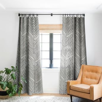 The 1-piece Blackout Organic Chevron Inkwell Made-to-Order Curtain Panel by Deny Designs is a wonderful accent to your windows in your home. Made with lightweight polyester, this product is beautiful and easy to care for. Rust Curtains, Chevron Curtains, Geometric Curtains, Grey Curtains, Deny Designs, Media Room, Online Home Decor Stores, Black Charcoal, Home Made