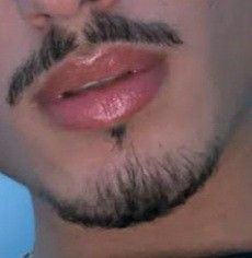 Goatee Mustache Combo, Mustache And Goatee Style, Boys Covering Face, Goatee Styles, Fade Haircut Curly Hair, Mustache And Goatee, Moustache Style, Trendy Mens Hairstyles, Male Haircuts Curly