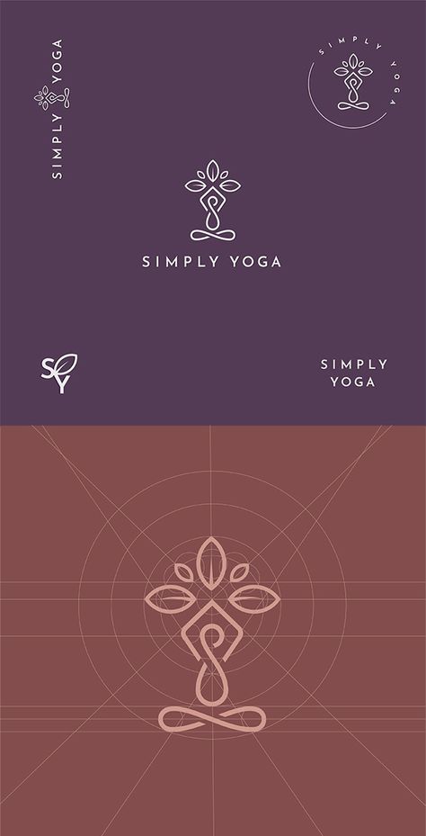 Designed by Kristi Popp for a yoga studio founded with the core belief that yoga is for everybody. #logo #logotype #logodesign #brandinspiration #branddesign #typography #graphicdesign #typeface Yoga Typography Design, Yoga Logos Ideas, Peaceful Logo Design, Yoga Studio Logo Design, Ayurveda Logo Design, Yoga Studio Branding, Yoga Logo Design Inspiration, Yoga Logo Inspiration, Calm Logo