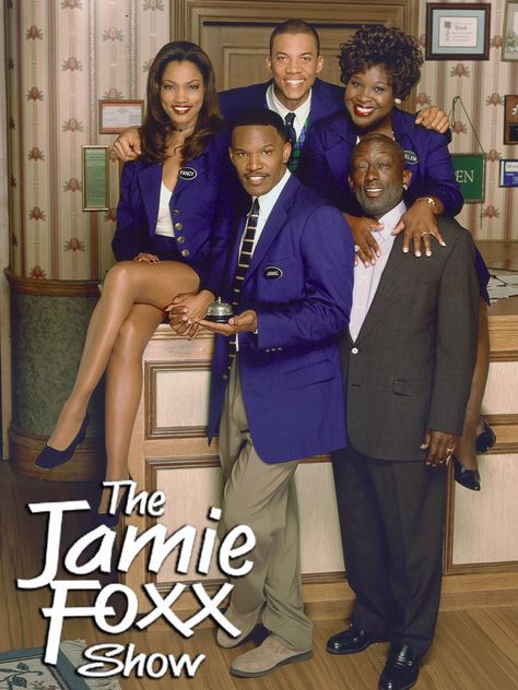 NR-Not Rated ~ Comedy = The Jamie Foxx Show -1996-2001 Jamie Foxx Show, Black Sitcoms, Black Tv Shows, Show Characters, 90s Tv Shows, 90s Sitcoms, Black Tv, Black Entertainment, Black Hollywood