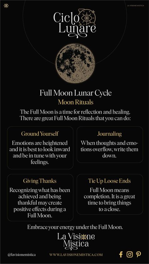 Preparing for the Full Moon Moon Phase? 🌕🧿 Here’s some suggestions of Moon Rituals you can do on the night of a Full Moon. What Full Moon Ritual are you going to try out? Leave a comment below. #tarot #mooncycleritual #mooncyclemeaning #tarotcards #tarotdeck #tarotcommunityofinstagram #tarotguide #mooncycles #mooncycleguide #mooncyclejournal Full Moon Meaning, Full Moon Phase, Full Moon Cycle, Full Moon Phases, Moon Meaning, Moon Rituals, Lunar Moon, Moon Ritual, Tarot Guide