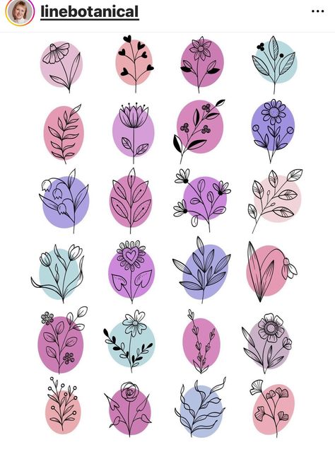 Cute Flower Doodles, Doodle Art Flowers, Bond Paper Design, Cute Easy Doodles, Boho Painting, Bullet Journal Diy, Seni 3d, Bullet Journal Design Ideas, Easy Doodle Art