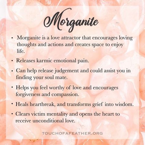 Morganite Crystal Meaning, Morganite Meaning, Birthstones Chart, Unexpressed Feelings, Morganite Crystal, Loving Thoughts, Stone Energy, Earth Gift, Magical Stones