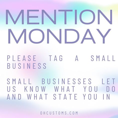 It’s Mention Monday so check out this post tag small business let us know what you do and I will be sharing these amazing companies in my story throughout the week I’m gonna tag some in the comments #mentionmonday #smallbusinesssupport #smallbusinessrocks #womeninbusiness #letusknow #mygreatfinds #blackwomeninbusiness Monday Quote, Giving Tuesday, Monday Quotes, Small Business Saturday, Monday Morning, Big Heart, Small Business Owner, My Story, Monday Motivation