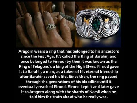 Aragorn Ring Of Barahir, Aragorn Cosplay, Lotr Facts, Ring Of Barahir, Aragorn Ring, Tolkien Elvish, Aragorn Lotr, Tolkien Hobbit, Lotr Elves