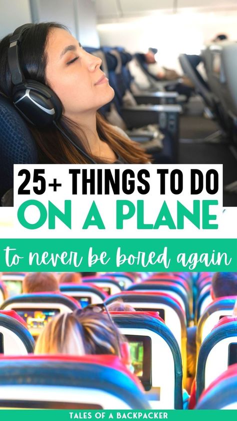 Wondering what to do on a long flight? Being stuck on a plane for a long time can be boring, but after taking flights all over the world I've had plenty of practice at finding things to do on a plane! Check out these ideas for what to do on a flight that will keep you entertained - or at the very least to help pass the time on the plane! International Flight Tips | Long Haul Flight Tips | Overnight Flight Tips | Travel Hacks | Flight Essentials | Tips for Flying #flight #travel Long Haul Flight Tips, Tips For Flying, Flight Tips, Plane Flight, International Flight, Flight Travel, Flight Essentials, Long Haul Flight, International Travel Tips