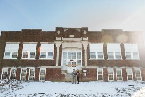 We Bought An Old Grade School And Are Turning It Into Our Home, Here's Some Wild Stuff We Found Inside School Converted To Home, Schools Turned Into Homes, Old Schoolhouse Renovation, Renovated Old Homes, School Turned Into Home, Old School House Renovation, Old School Interior, Franklin Indiana, Old House Interior