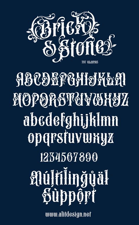 Whether you’re designing for weddings, formal events, historical projects, or simply seeking to add a touch of classic sophistication to your work, the Brick and Stone Victorian Typeface will exceed your expectations. Embrace the elegance of the past and unlock a world of creative potential with this remarkable font. Classic Calligraphy Alphabet, Victorian Typeface, Character Alphabet, Victorian Lettering, Fonts For Tattoos, Victorian Fonts, Tattoo Font For Men, Tattoo Fonts Alphabet, Calligraphy Fonts Alphabet