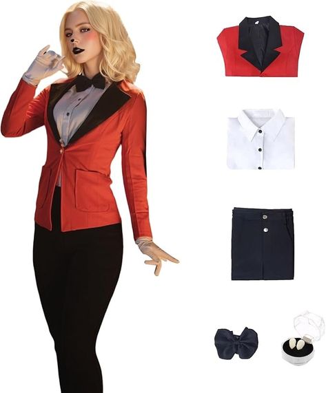 Amazon.com: SHIKI Anime Hazbim Hotel Charlie Morningstar Cosplay Costume Charlotte Alastor Red Jacke Uniform Suit Halloween Outfit : Clothing, Shoes & Jewelry Shiki Anime, Halloween Outfit, Morning Star, Halloween Outfits, Cosplay Costume, Cosplay Costumes, Shoes Jewelry, Shoe Jewelry, Hotel