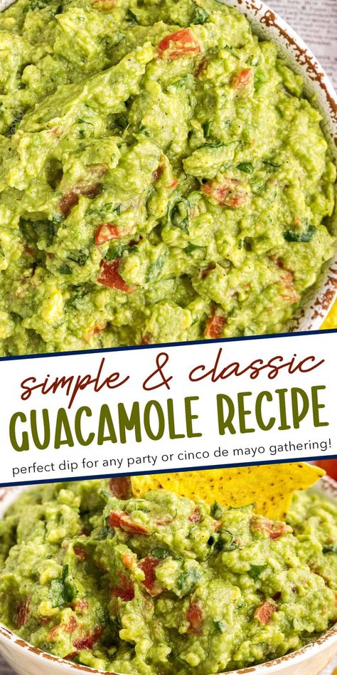 Guacamole Recipe Easy Homemade, Guacamole Recipe Easy, Salsa Guacamole, Best Guacamole Recipe, Easy Guacamole, Mini Pizzas, Homemade Guacamole, Dip Recipes Easy, Guacamole Recipe