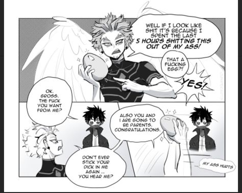 Hawks X Dabi, My Hero Academia Shouto, My Hero Academia Episodes, Hysterically Funny, Anime Ships, My Hero Academia Manga, Hawks, Funny Me, Comic Strip