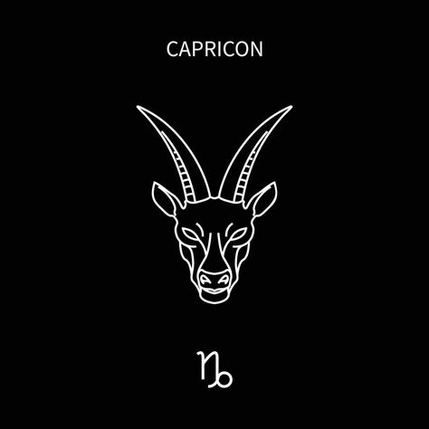 capricon horoscope symbol in twelve zodiac constellation. a flat line zodiac icons isolated on black background. astrology and mythology collection in vector. Constellation Line Art, Mercury In Capricorn, Capricorn Logo, Unclog A Sink, Background Astrology, Zodiac Icons, Capricorn Art, Zodiac Signs Symbols, Zodiac Tattoos