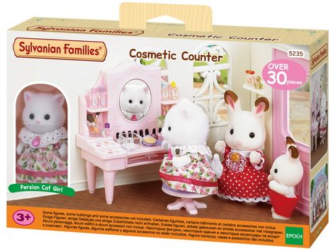 Calico Critters Families, Pretty Floral Dress, Diy Doll Miniatures, Calico Critters, Baby Alive, Sylvanian Families, Persian Cat, Cat Girl, Doll Accessories