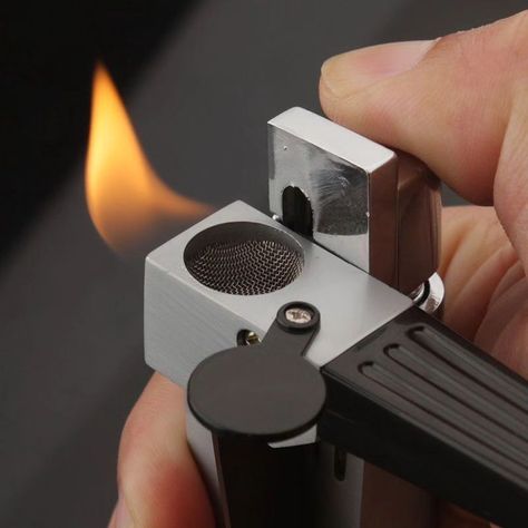 Encendedor Pipe Lighter Creative Foldable Metal Lighter Pipe Combination Portable Folding Pipe Lighter Smoking Men's Smoking Gadget #gadgets #technology #tech #gadget #iphone #electronics #smartphone #technews #apple #gadgetshop #samsung #instagood #pro #instatech #android #techie #gadgetstore #mobile #techgadgets Disposable Lighter, Metal Lighter, Pipe Lighting, Bag Packing, Metal Pipe, Leather Gifts, Plastic Waste, Black Square, Abs Material