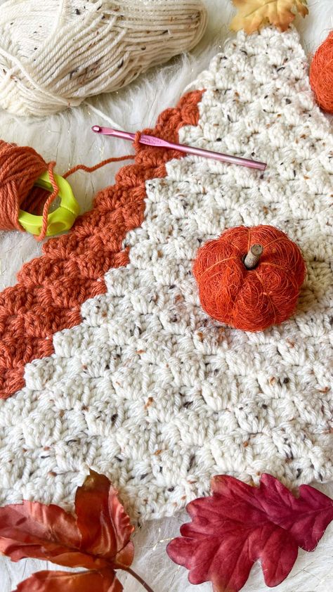 C2c Fall Blanket, Fall Colored Crochet Blanket, Autumn Afghan Crochet Patterns, Fall Crochet Afghan Patterns Free, Fall Crochet Blankets, Fall Crochet Blanket Patterns Free, Fall Crochet Blanket Patterns, Crochet Fall Blanket, Autumn Crochet Blanket