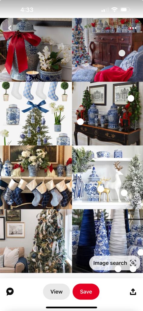 Grand Melinnial Christmas, Blue And White Chinoiserie Christmas Tree, Red Green Blue Plaid Christmas, Tartan And Chinoiserie Christmas, Blue Willow Christmas Tree, Chinoiserie And Tartan Christmas, Grandmellinial Christmas, Blue And White Christmas Party, Red Green And Blue Christmas