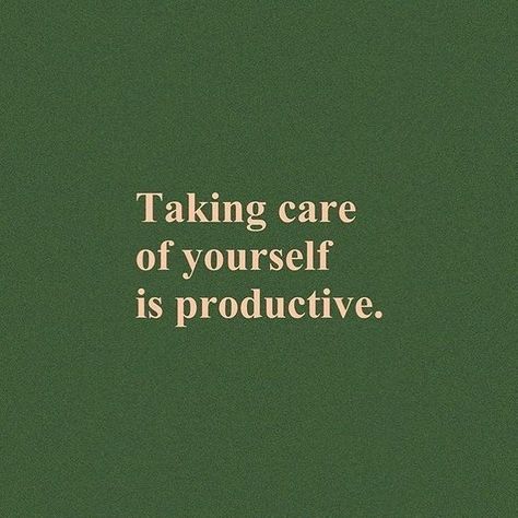 Taking Care Of Yourself, The Words, Green