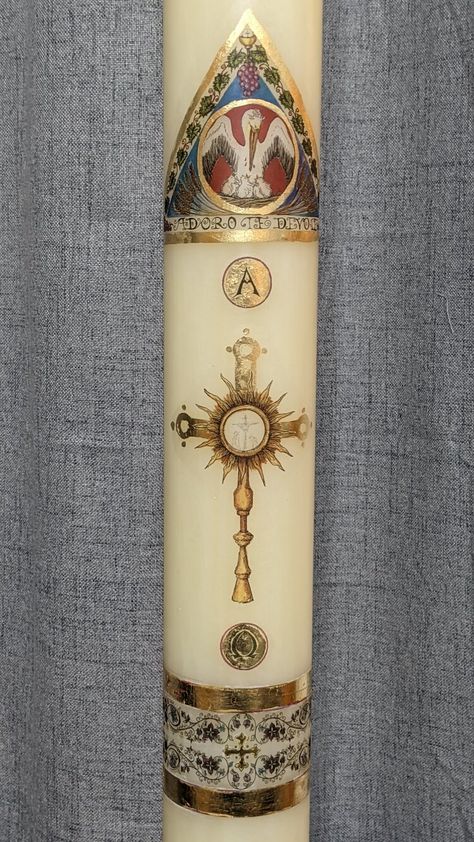 Order Your Paschal Candle — Gina Switzer Candles Paschal Candle Designs, Pascal Candle, Candle Making Studio, Candle Embellishments, Paschal Candle, Last Day To Order, Easter Candle, Liturgical Seasons, Easter Candles