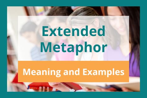 An extended metaphor is a metaphor that continues throughout multiple sentences, paragraphs, or even an entire poem or story. Extended Metaphor Poems, Extended Metaphor, Metaphor Poems, Short Passage, Literary Devices, Human Society, Story Elements, Figurative Language, Fantasy Novels