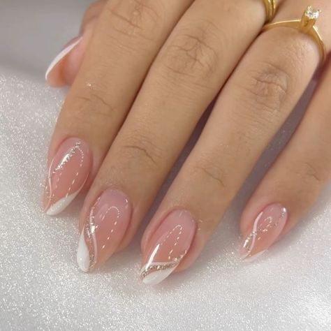 Nails Manicure Nail Designs, Subtle Nails, Simple Gel Nails, Formal Nails, Cute Gel Nails, Bride Nails, Bridal Nails, Elegant Nails, Healthy Nails