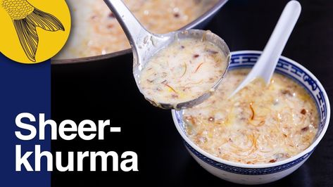 Sewai (or sev), along with an assortment of dried fruits and nuts, is boiled in milk to produce this rich pudding. Semai Recipe, Eid Namaz, Sheer Khurma, Eid Food, Dried Dates, Eid Special, Grated Coconut, Kitchen Pot, Dried Fruits